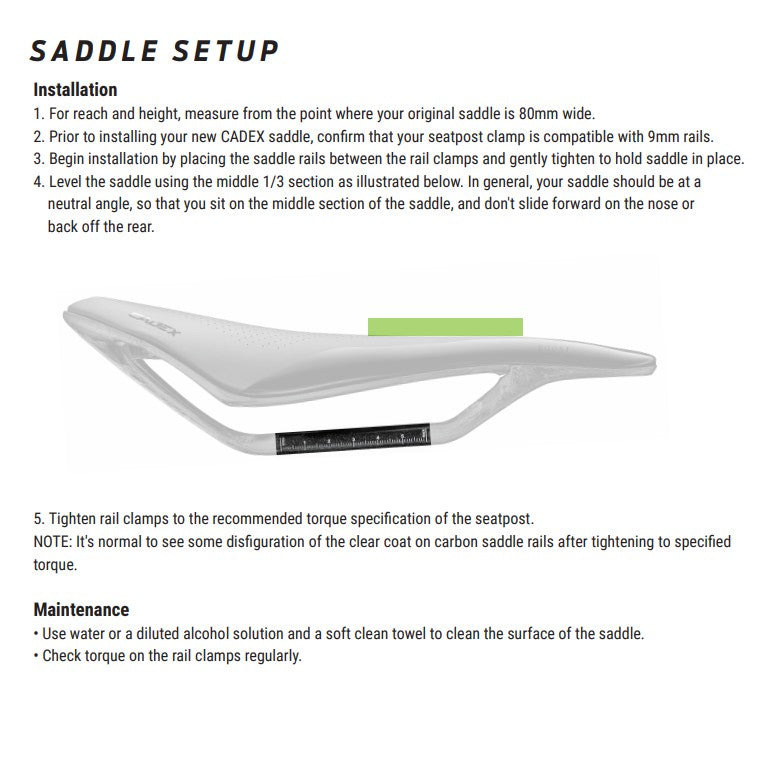 Cadex AMP 3D Saddle 145mm