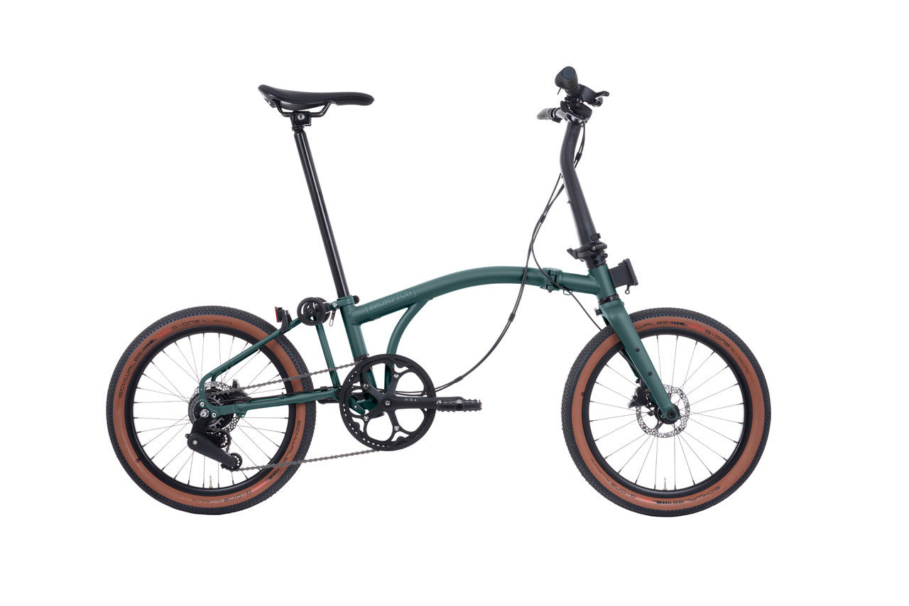 Brompton G Line 2025 Folding Bike with Rack & Mudguards