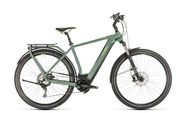 Cube Kathmandu Hybrid EXC 625 2020 Electric Hybrid Bike - Green