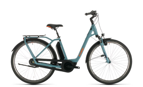 Cube Town Hybrid Pro 500 Easy Entry 2020 Electric Hybrid Bike - Blue