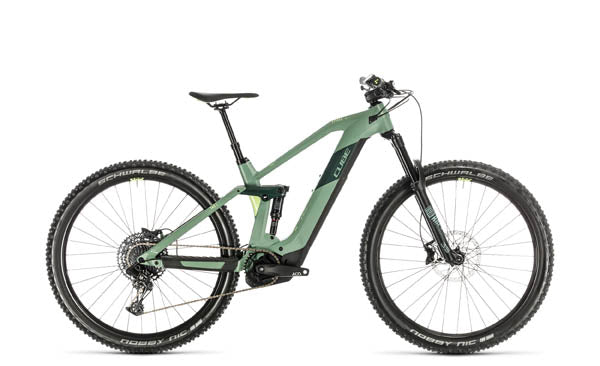 Cube Stereo Hybrid 140 HPC Race 625 2020 Electric Mountain Bike - Green