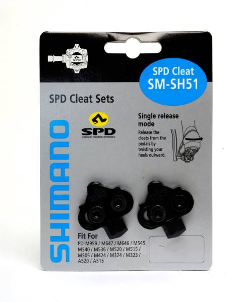 Shimano SH51 Single Release SPD Cleats 