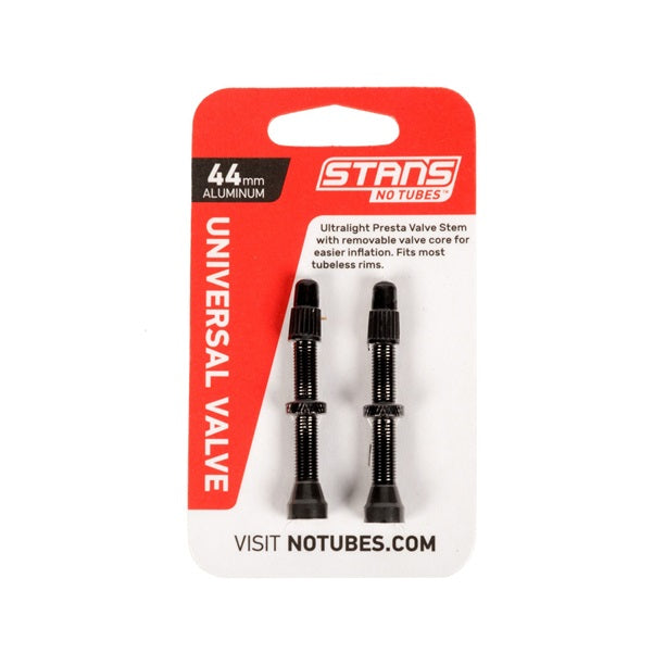 Stan's No Tubes Alloy Presta Valves - Black