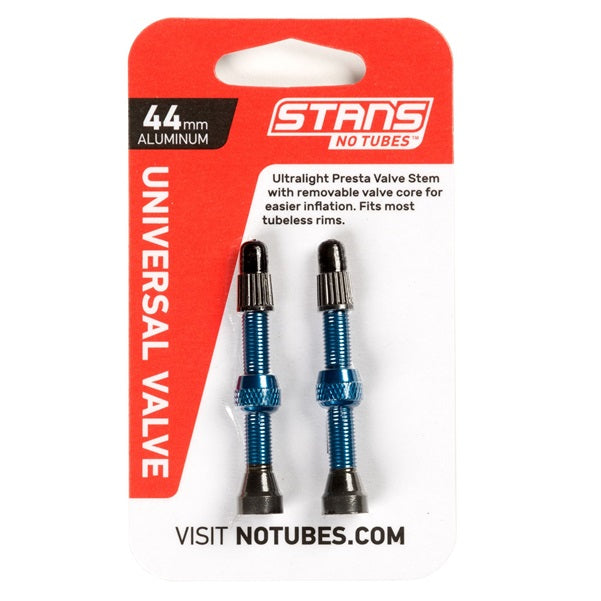 Stan's No Tubes Alloy Presta Valves - Blue