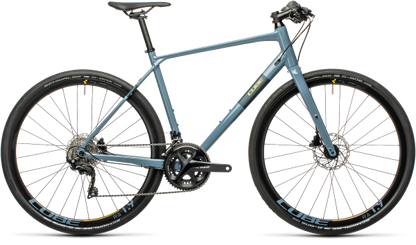 Cube SL Road Race 2021 Hybrid Bike - Blue/Orange - 53cm