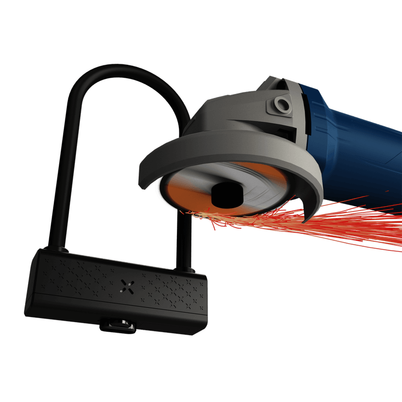 Black X Titan Rock Solid Smart U-Lock Diamond Sold Secure Rating