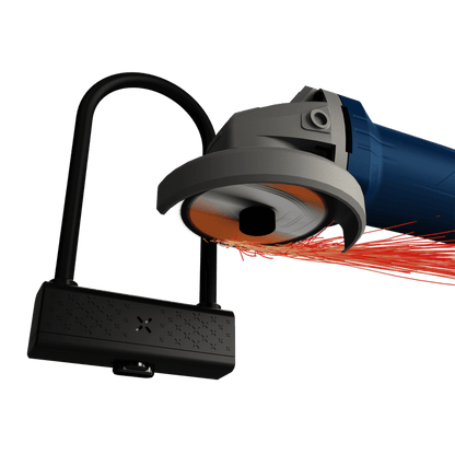 Black X Titan Rock Solid Smart U-Lock Diamond Sold Secure Rating