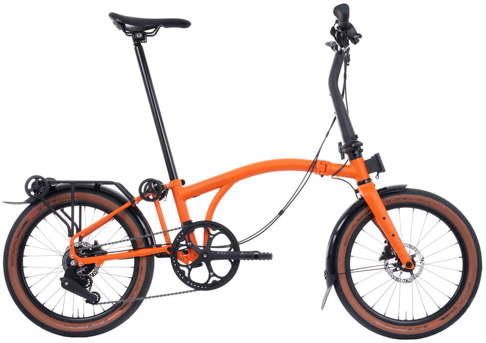 Brompton G Line 2025 Folding Bike with Rack & Mudguards