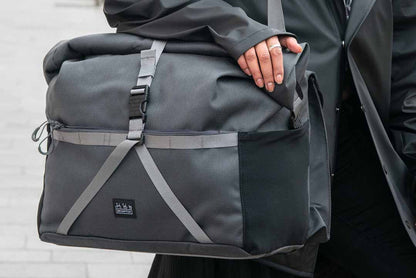 Brompton Borough Roll Top Bag Large in Dark Grey 28 Litres