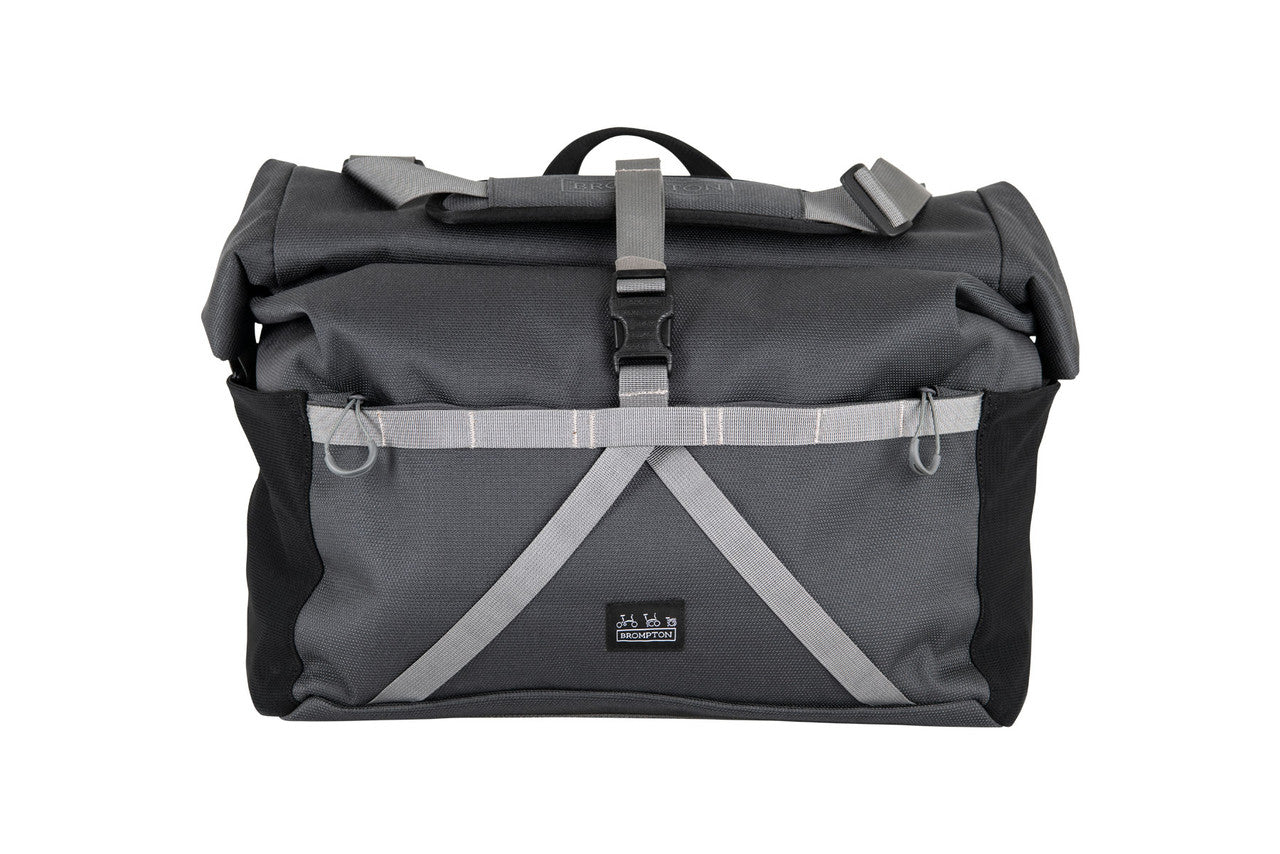 Brompton Borough Roll Top Bag Large in Dark Grey 28 Litres