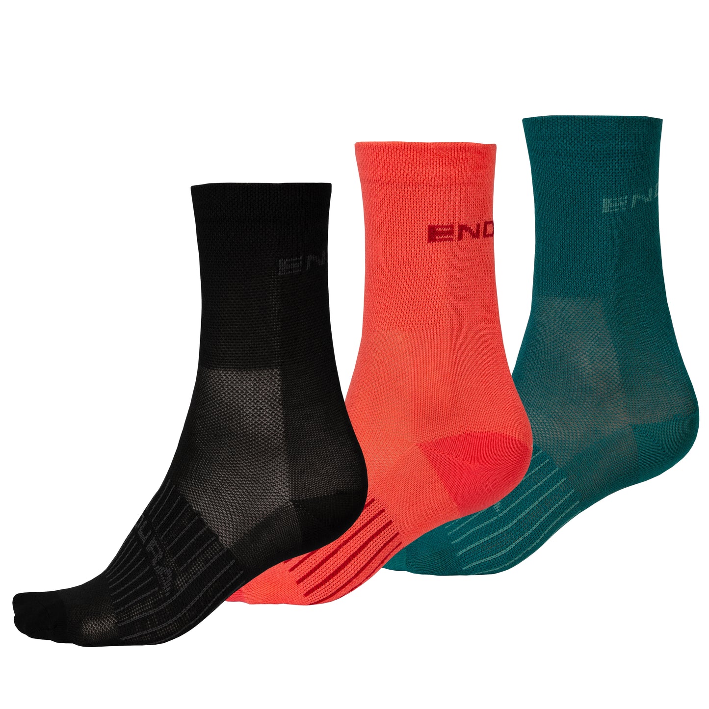 Endura Women's Coolmax Race Socks Triple Pack