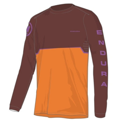 Endura SingleTrack Core Printed Long Sleeve Tee