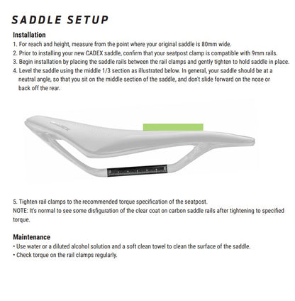 Cadex AMP 3D Saddle 145mm
