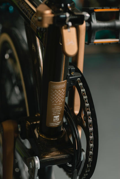Brompton C Line 50th Anniversary Mid Rise Bar 2025 Limited Edition Folding Bike