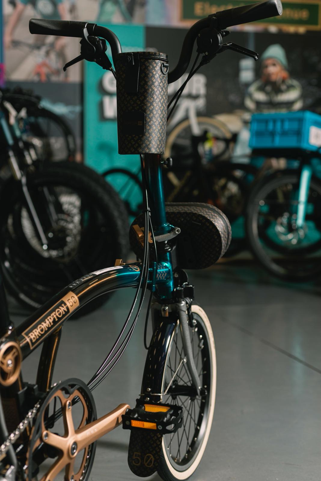 Brompton C Line 50th Anniversary Mid Rise Bar 2025 Limited Edition Folding Bike