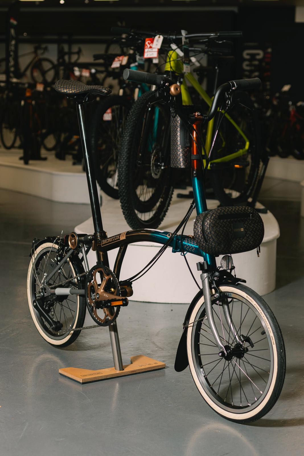 Brompton C Line 50th Anniversary Mid Rise Bar 2025 Limited Edition Folding Bike