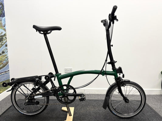 Brompton C Line Explore High Rise Bar with Rack 2025 Folding Bike