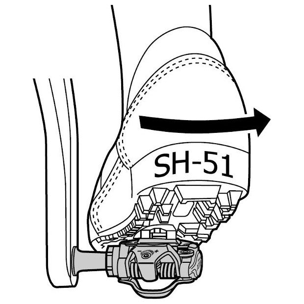 Shimano SH51 MTB SPD cleats Single Release