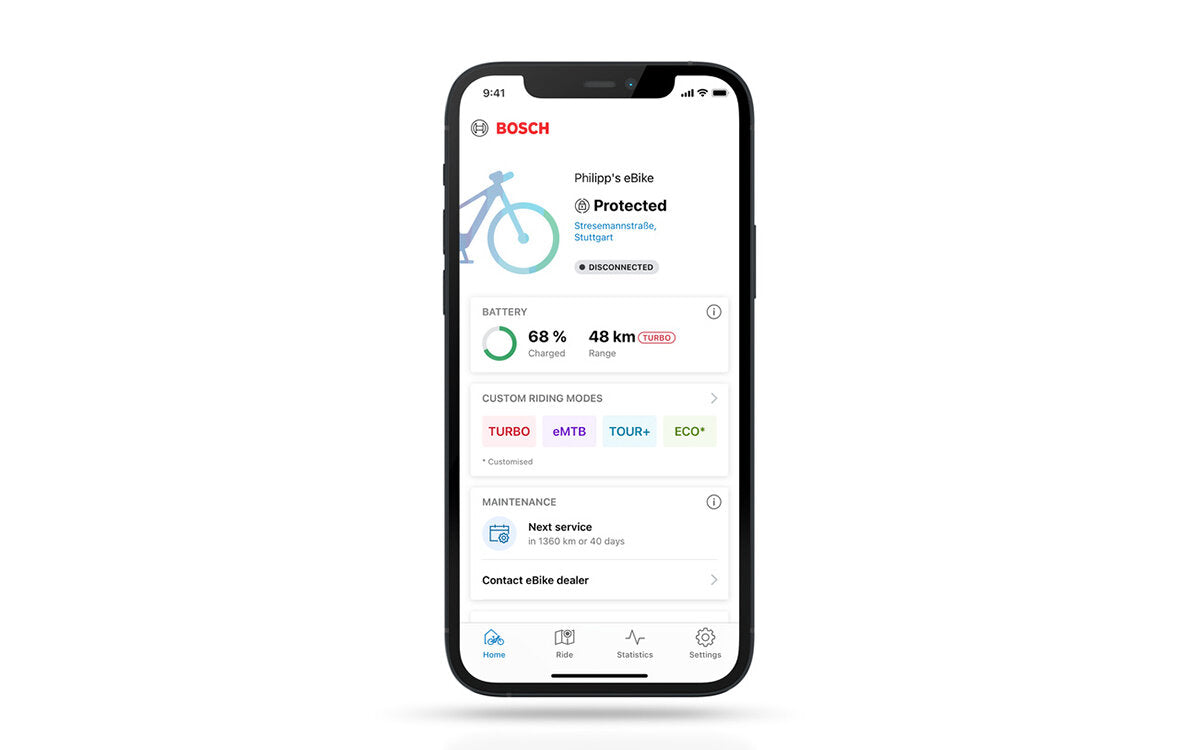 Bosch Connect Module ebike Alarm and GPS for Smart System