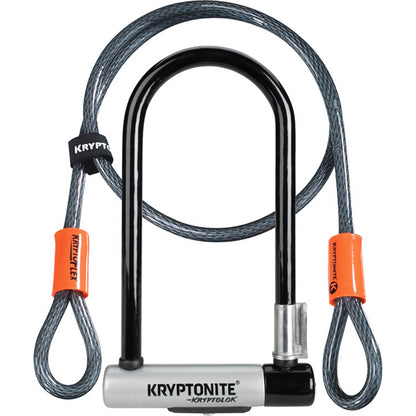 Kryptonite Kryptolok Standard U Lock with Flex Cable
