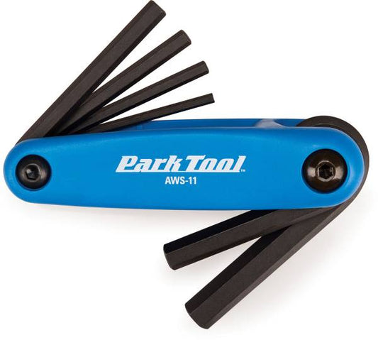 Park Tool AWS-11 Fold Up Hex Wrench Set Multi Tool